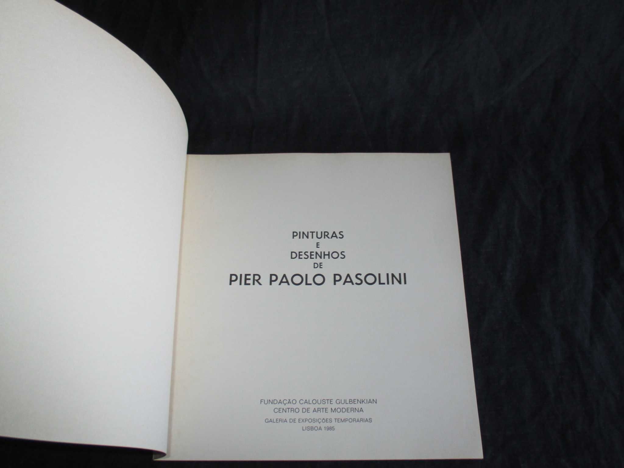 Livro Pinturas e Desenhos de Pier Paolo Pasolini Gulbenkian