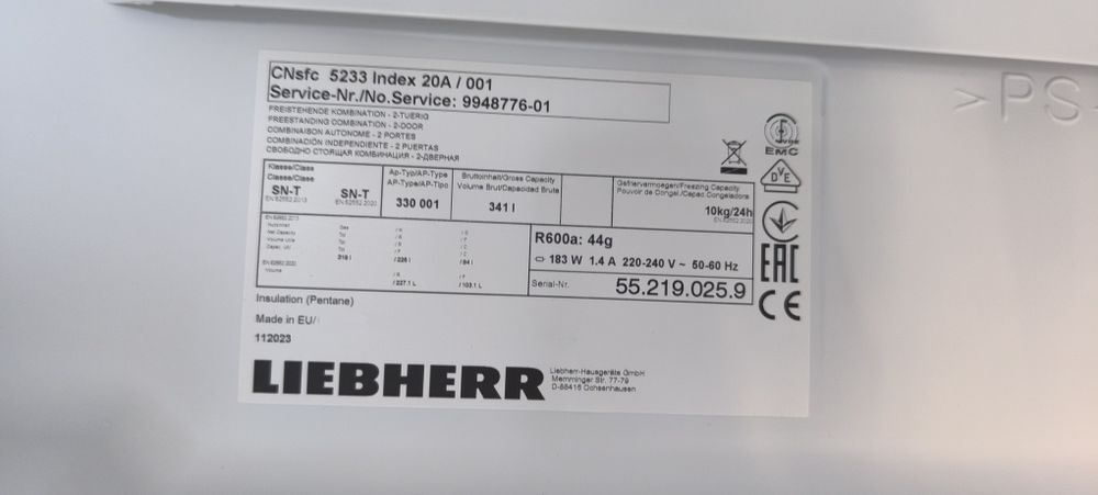 Холодильник Liebherr CNsfc 5233