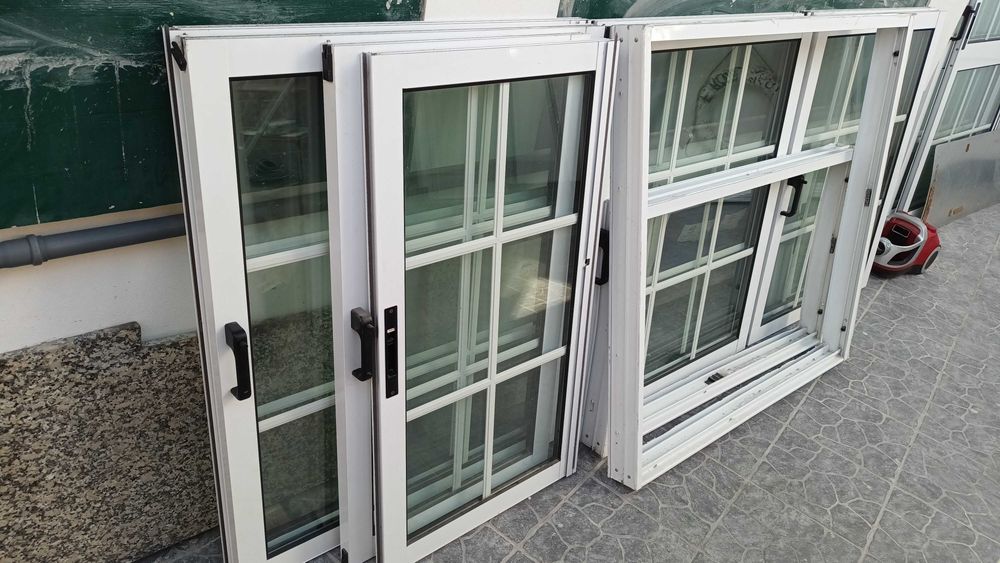 Conjunto Sacadas e janelas Alumínio vidro duplo