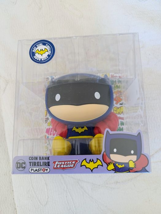 Tirelire Chibi da Batgirl da Plastoy, com licença oficial da Justice L