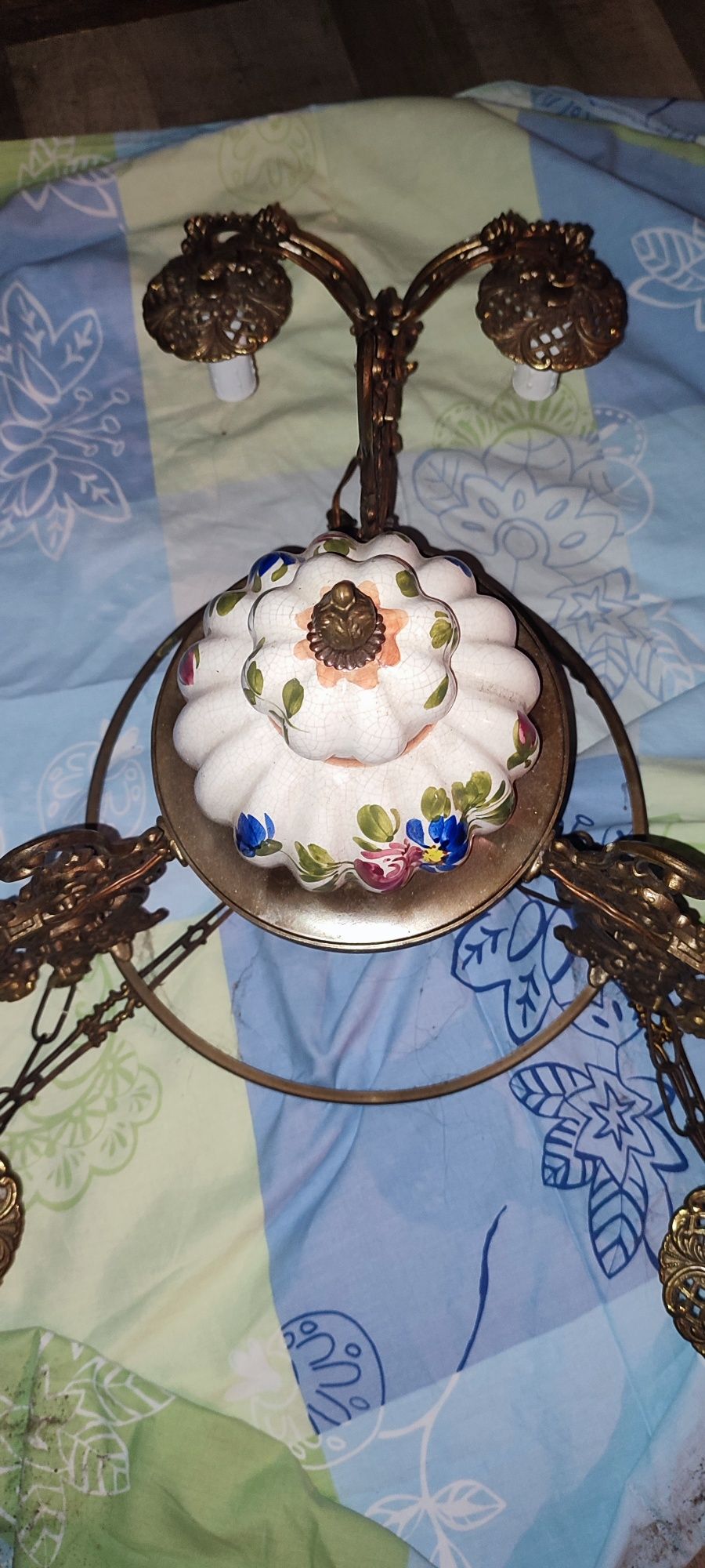 Żyrandol Mosiężny