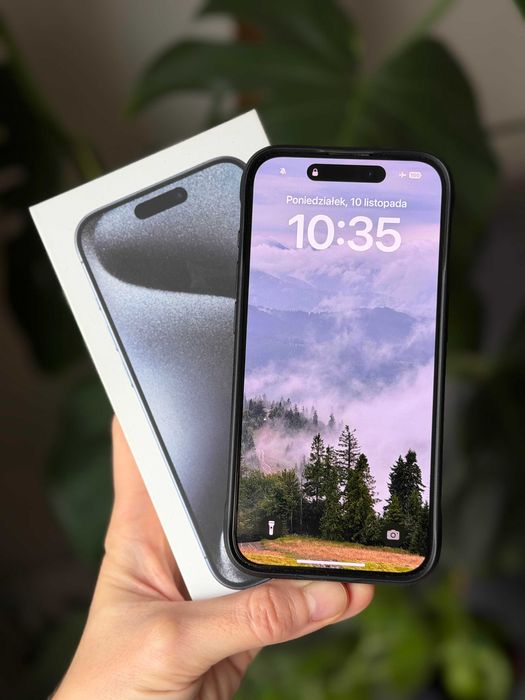 Apple iPhone 15 PRO 128 GB + case Ringke - paragon i gwarancja 07.2026