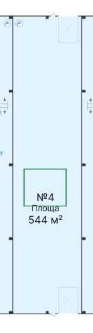 Оренда складу з кран-балкою 544 м² в індустріальному парку