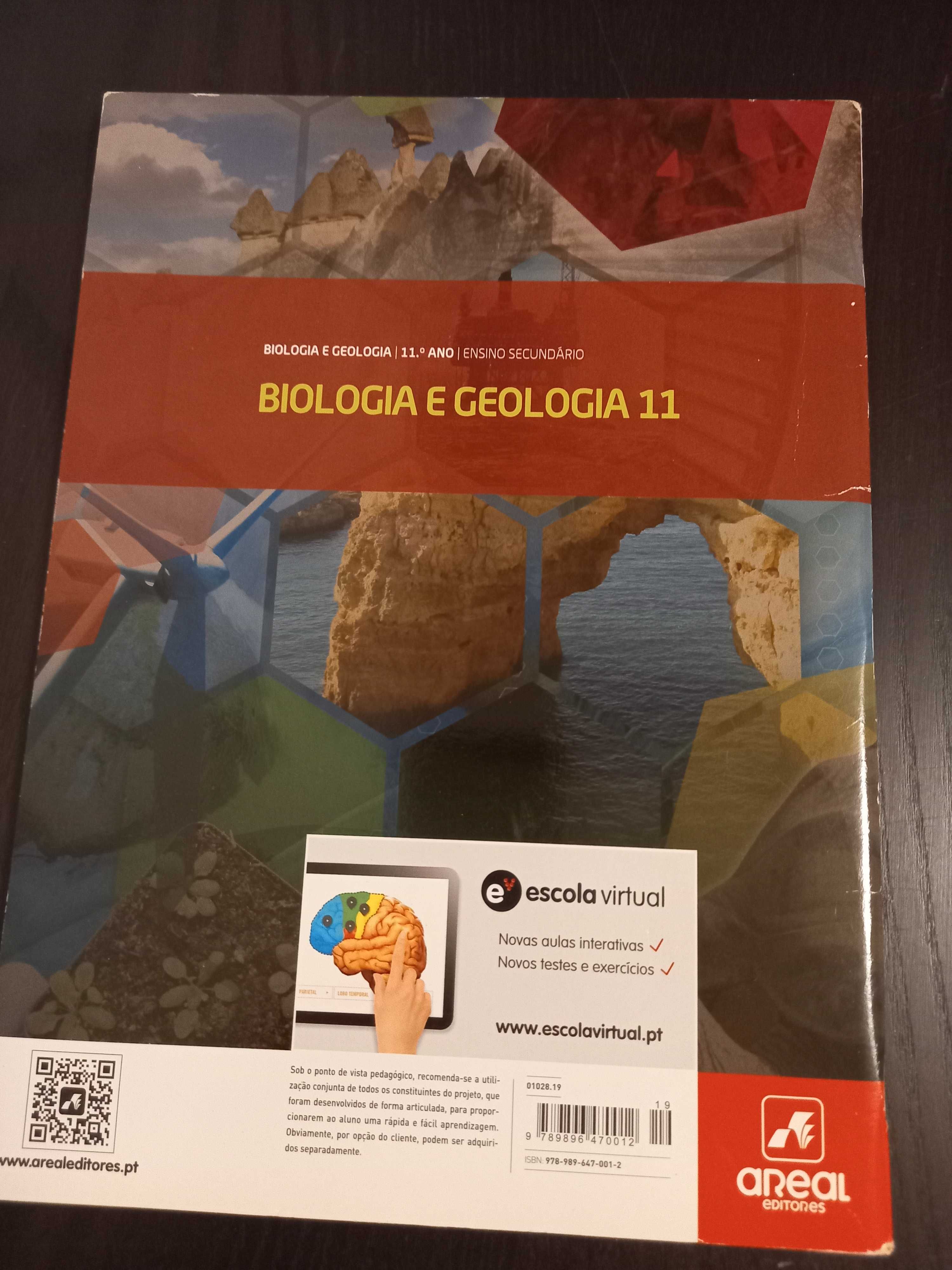 Caderno Atividades Biologia e Geologia 11 iSBN nas fotos
