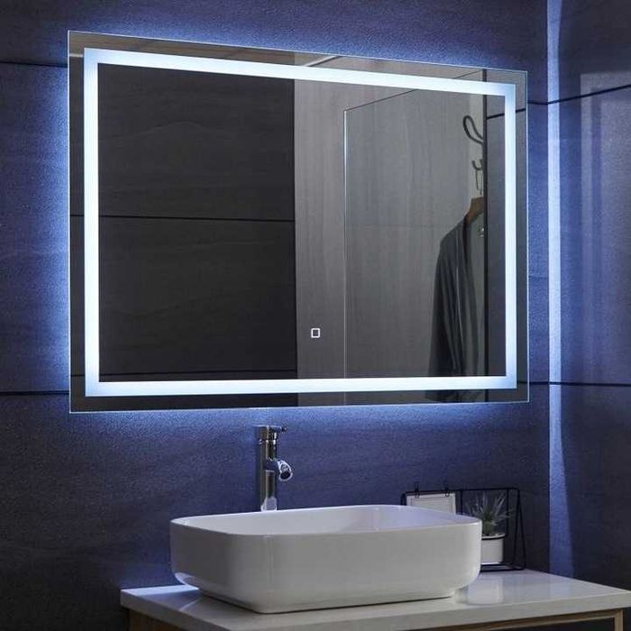 Lustro ścienne Aquamarin prostokąt 1000 x 700 mm A++ NOWE