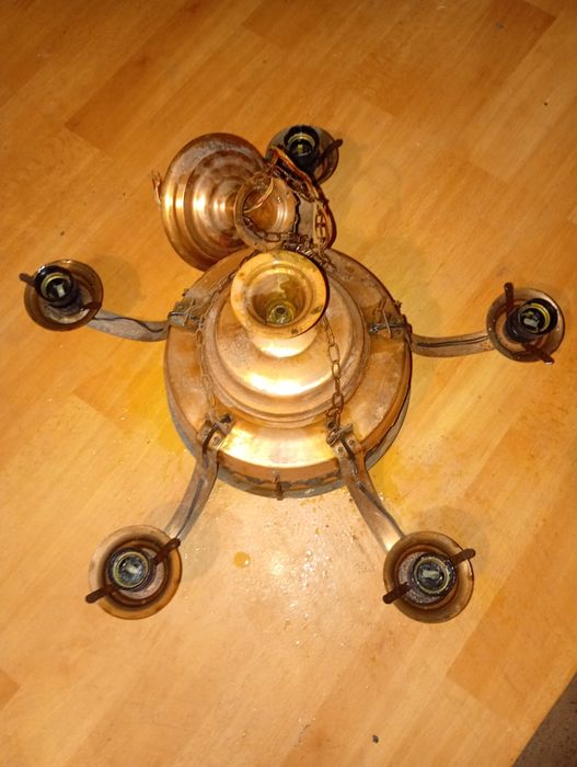 Żyrandol pięcioramienny