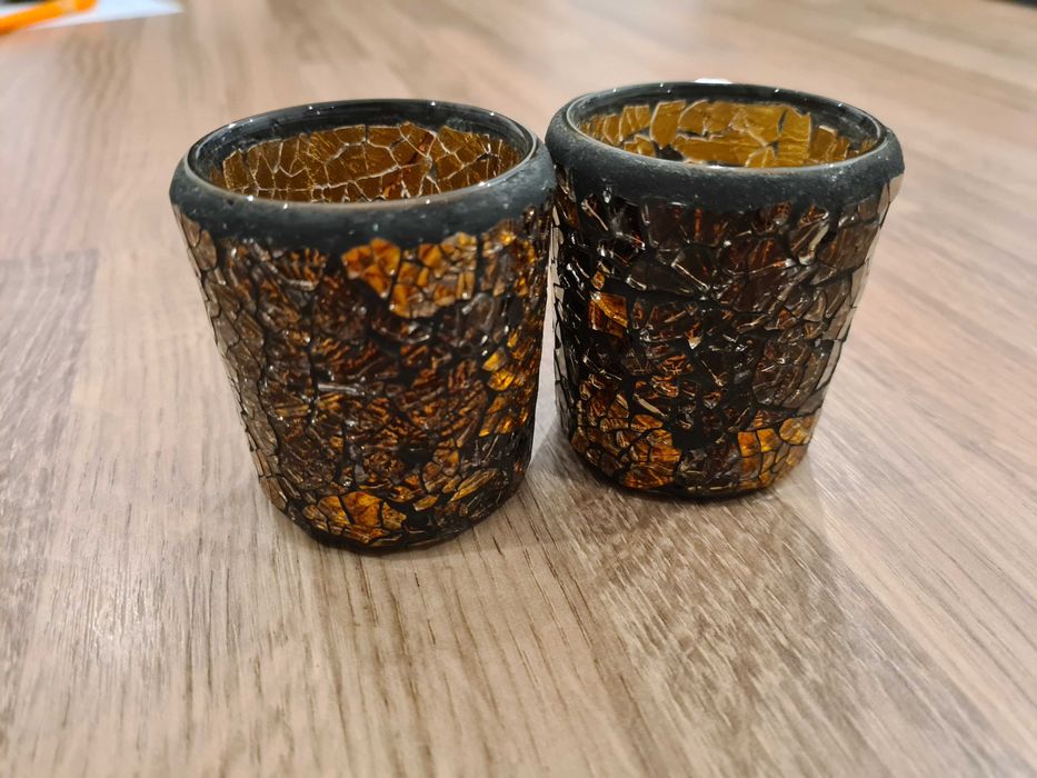 2 świeczniki na tealighty