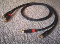Wysokiej jakości kable audio RCA 2x1m