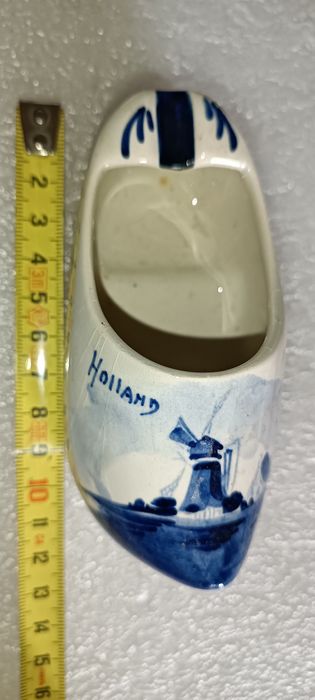 Antigo Par de sapatos em porcelana marca Delft