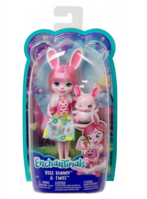 Enchantimals Lalka Bree Bunny + króliczek