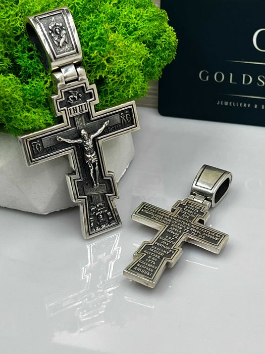Срібний "ПРАВОСЛАВНИЙ" хрестик 27 грам