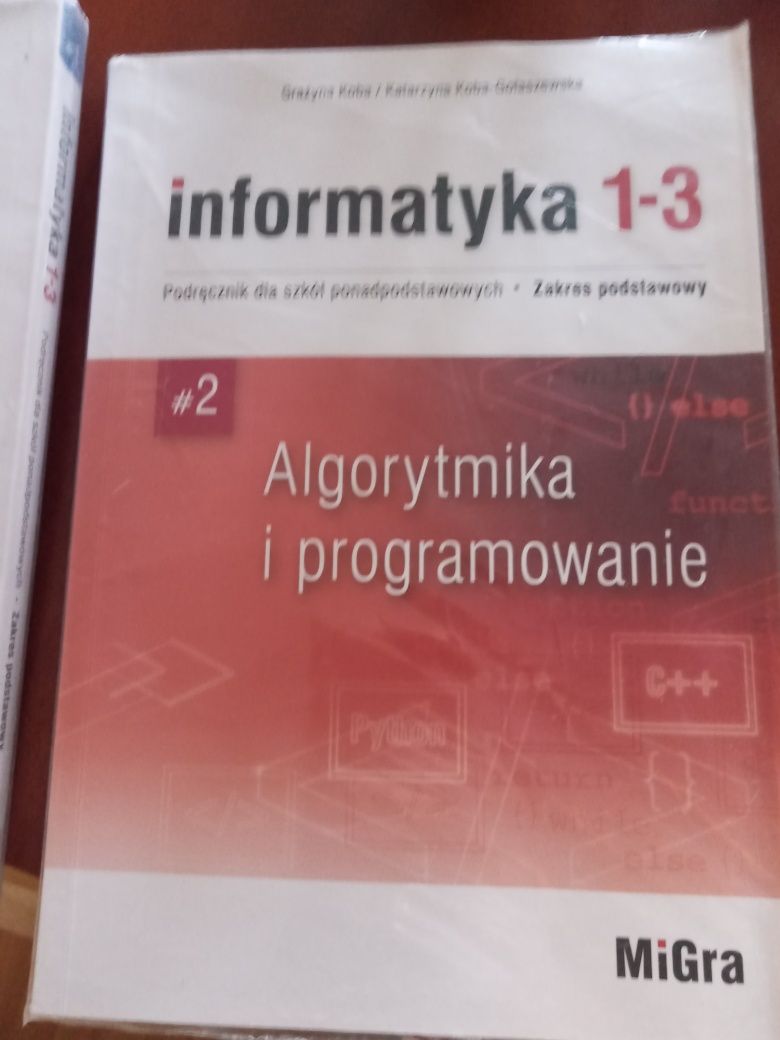 Informatyka 1-3 zakres podstawowy G. Koba, K. Koba-Gołaszewwska