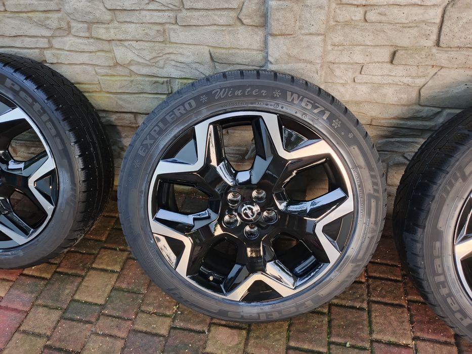 Koła felgi aluminiowe 19 5x108 z oponami zimowymi 205/55 19 Opel Peuge