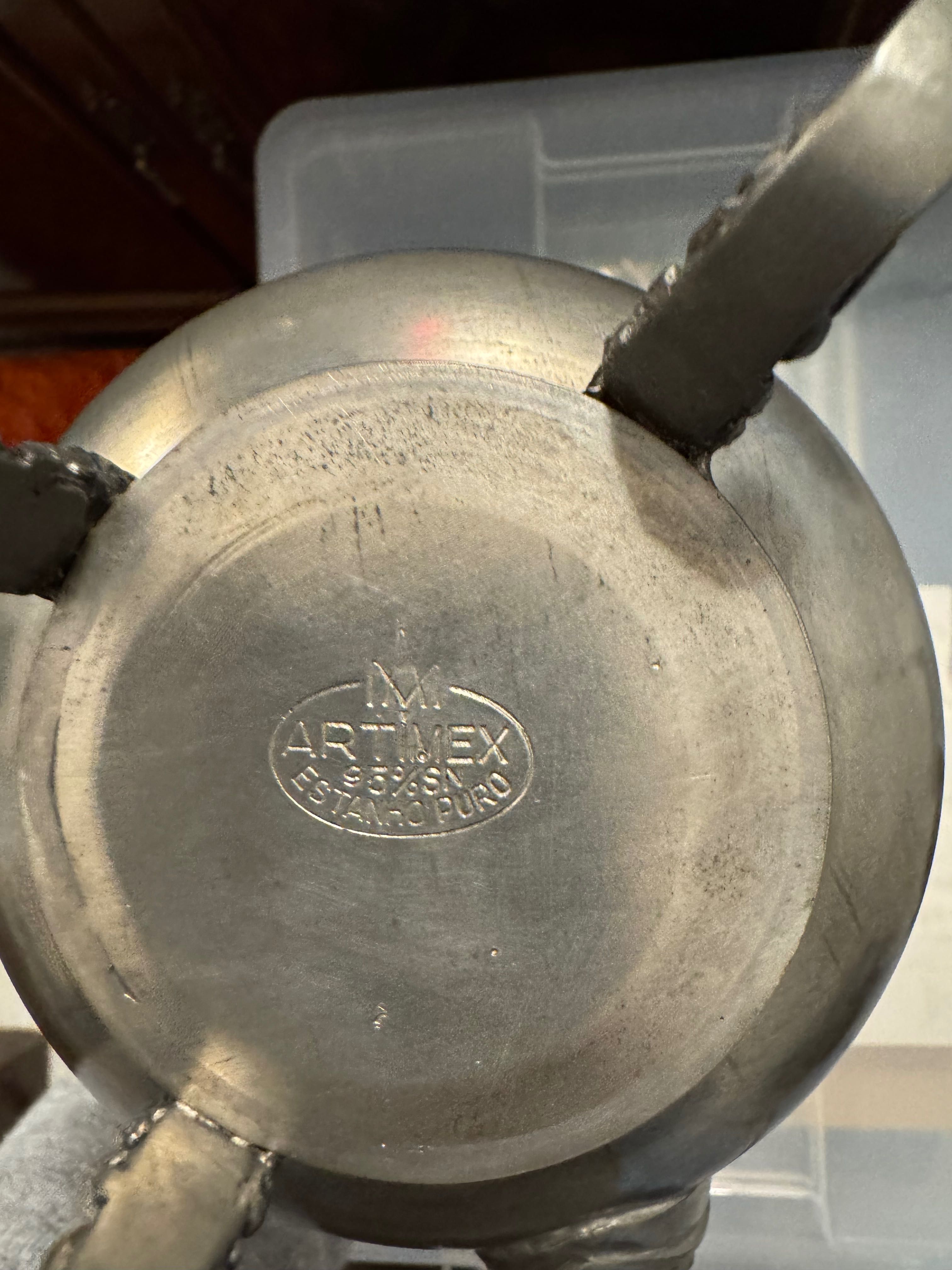 Samovar em estanho da Artimex