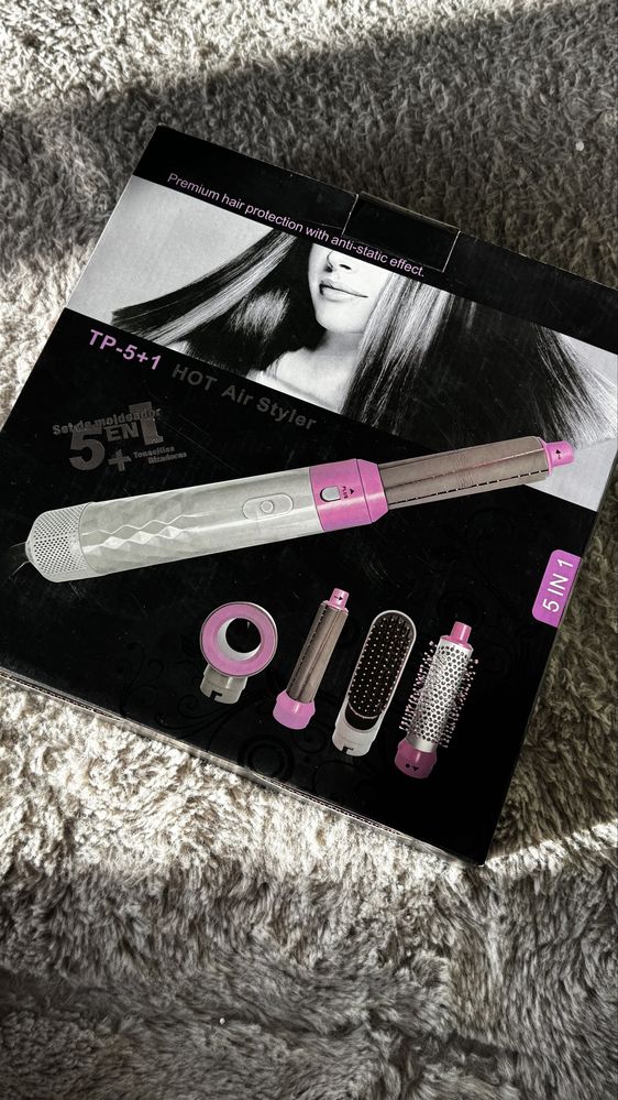 Hot Air Styler - Modelador de Cabelos 5 em 1
