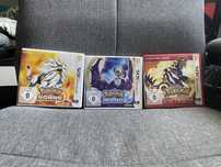 Zestaw 3 Gier na Nintendo 3DS Pokemon Omega Ruby , Sun , Moon (EUR)