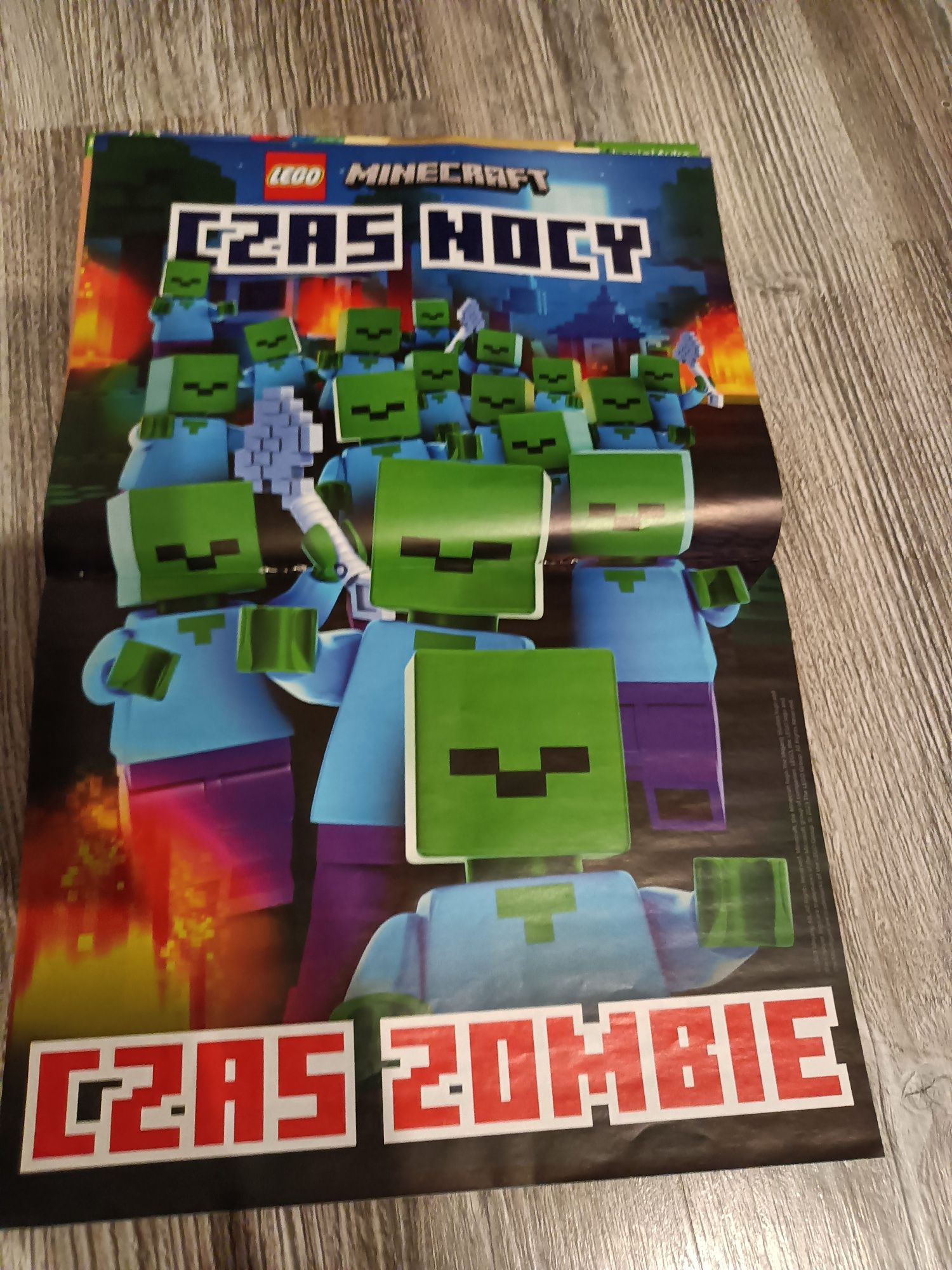 LEGO Minecraft gazeta czasopismo plakat