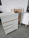Cama bebé Trama Cosleep Musa + Trocador Branco/Tola