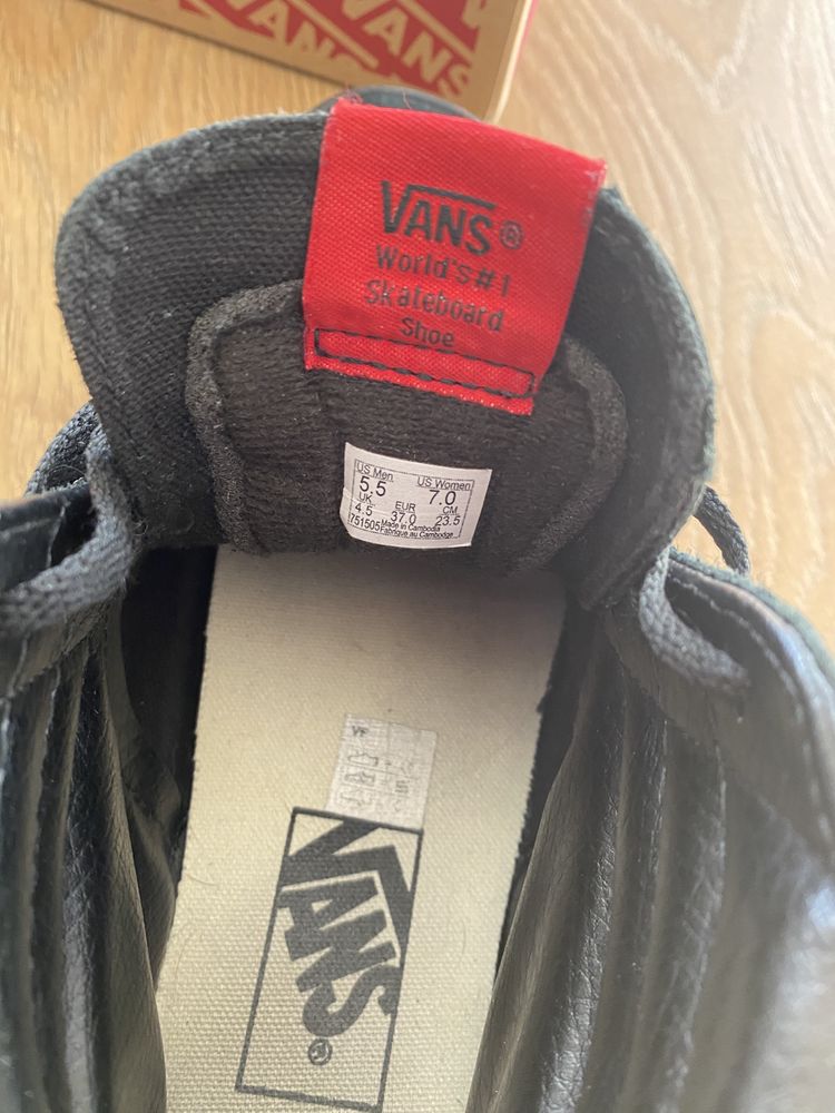Vansy wysokie trampki zamszowe Vans SK8-Hi