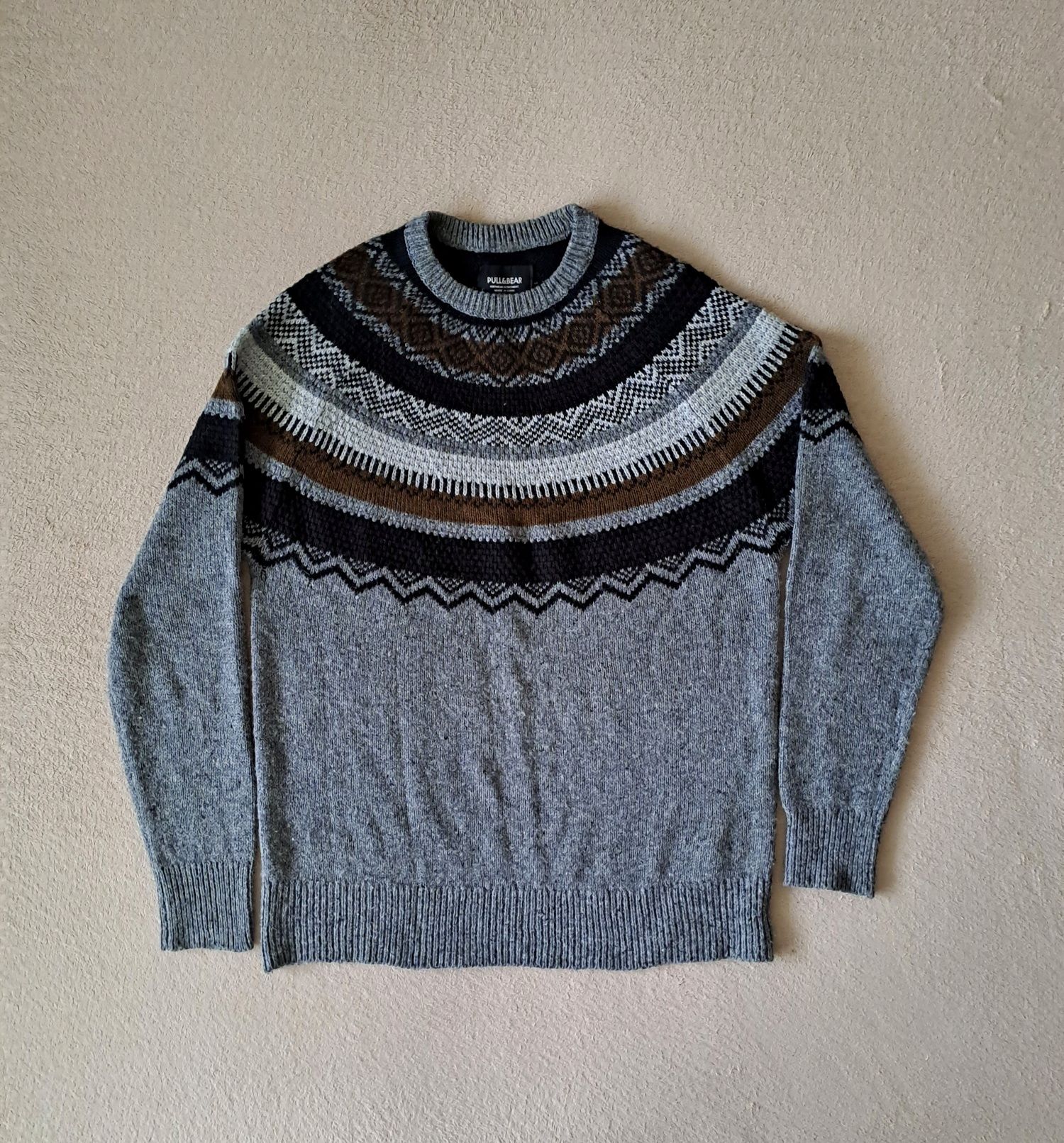 sweter PULL & BEAR roz. M styl klasyka moda komfort