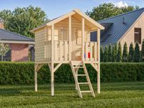 Drewniany domek dla dzieci, domek dla dzieci TOBY 1,8 x 1,9 m