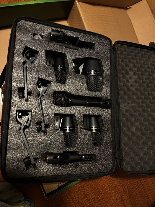 Shure pga drumkit 7 profesjonalne mikrofony do perkusji