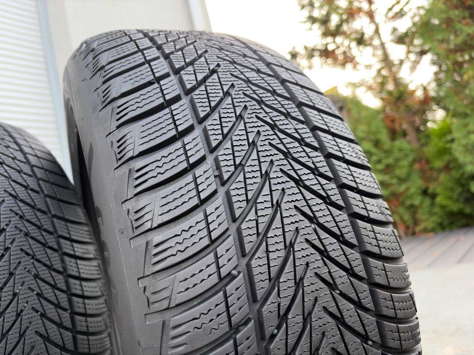 2szt zimowe 225/55R17 GoodYear 6,7mm 2024r świetny stan! Z1054 gwaranc