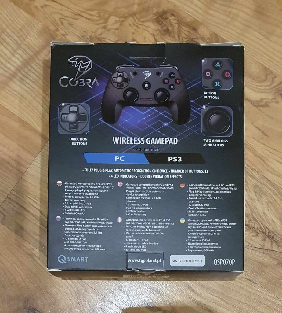 Bezprzewodowy gamepad Cobra