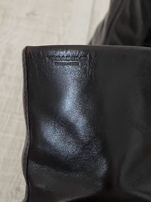 Шкіряні черевики з квадратним носком vagabond shoemakers