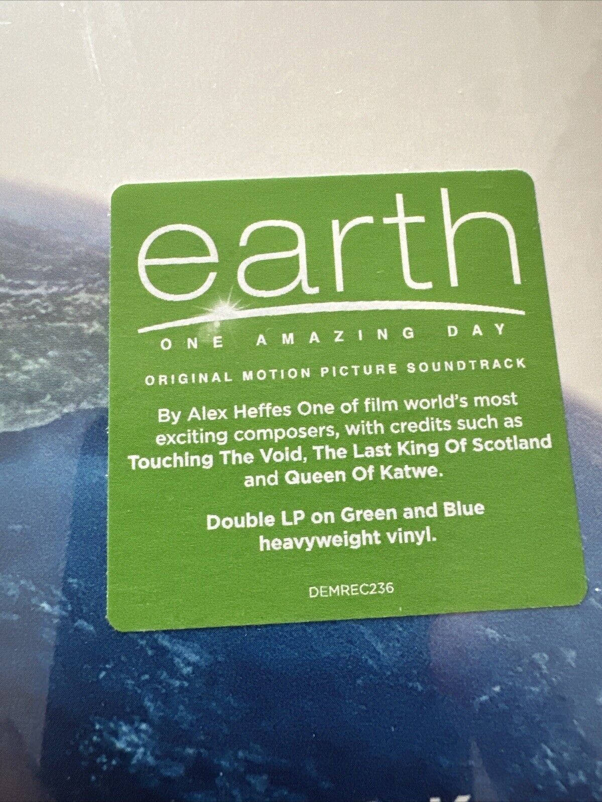 Earth: One Amazing Day (Original  Soundtrack) by Alex Heffes. Vinyl