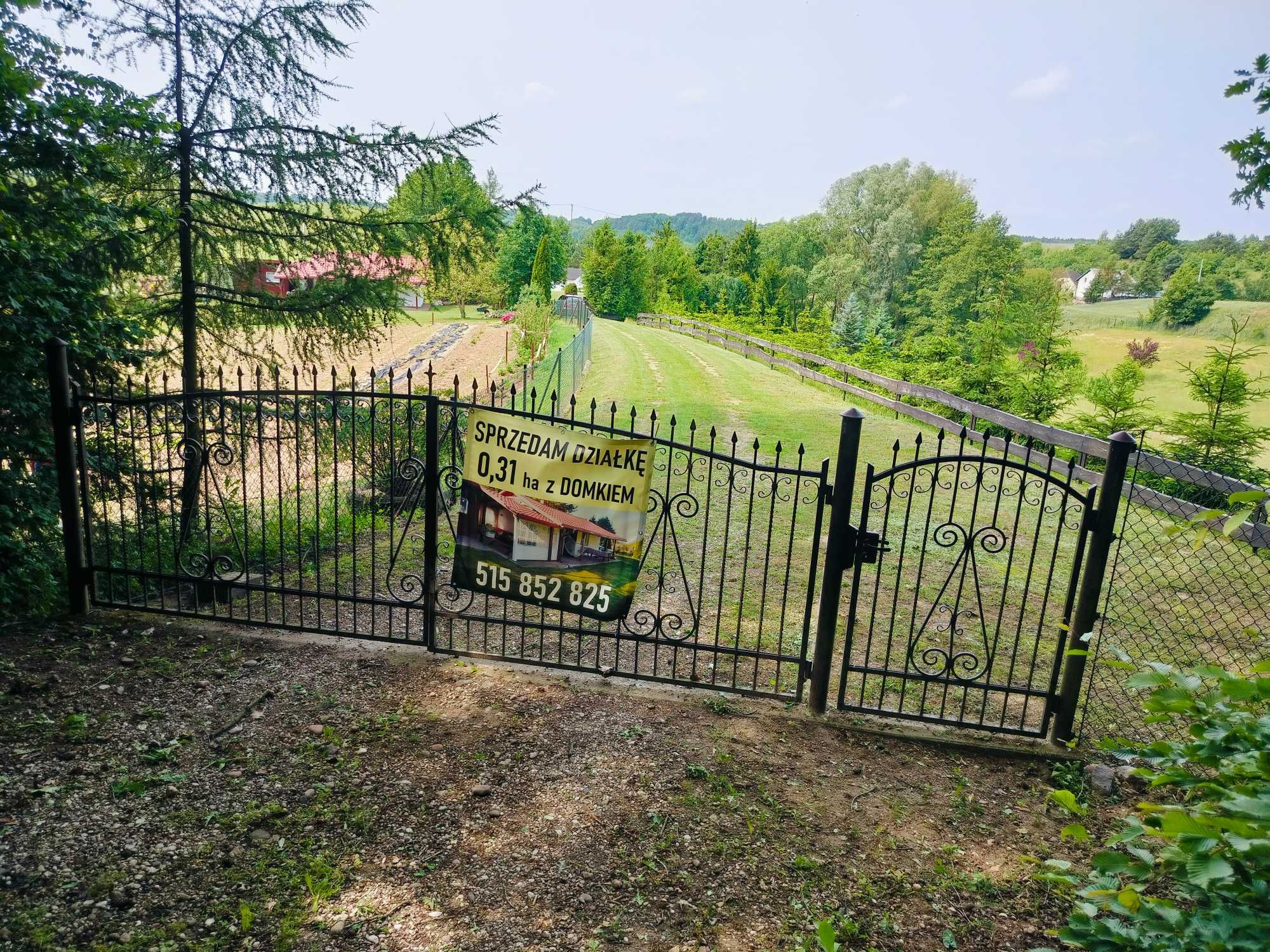 Działka z warunkami zabudowy i domkiem letniskowym Fiałki gm. Górzno