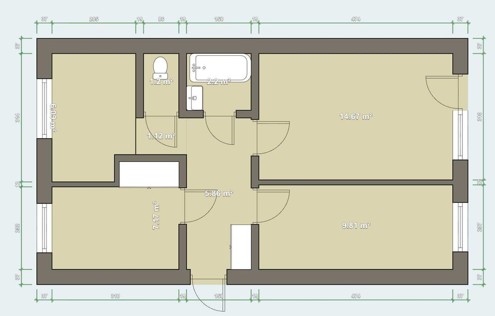 3-pokojowe mieszkanie pod inwestycję Lublin ul. Radzyńska