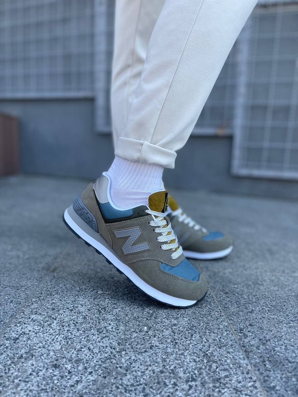 New Balance 574 x stone island