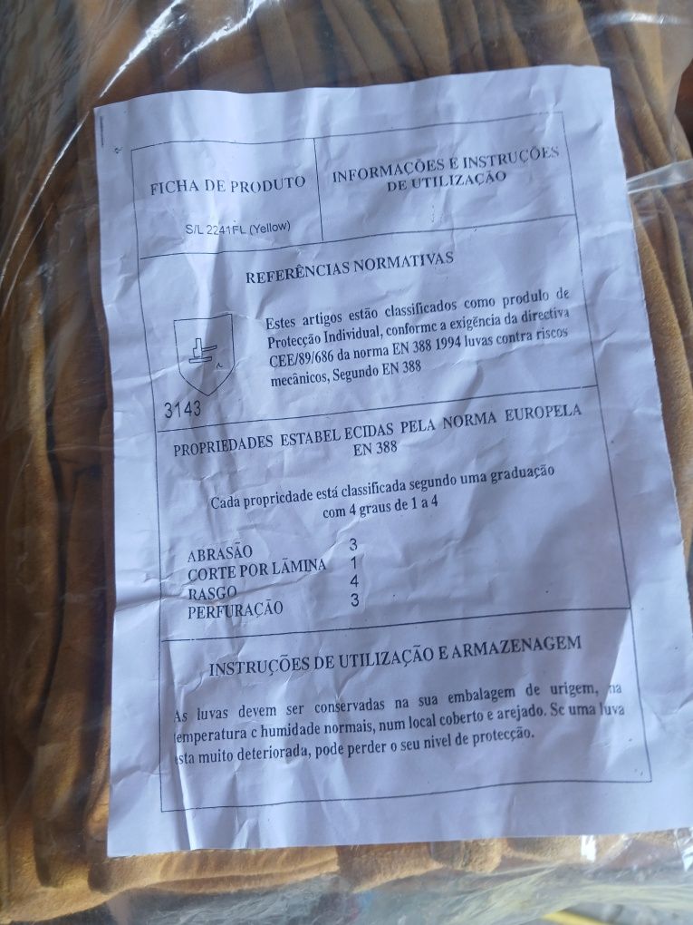 Luvas novas como se encontra-se nas fotografias