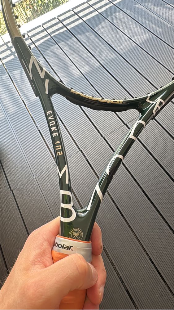 Raquete babolat evoke 102 wimbeldon