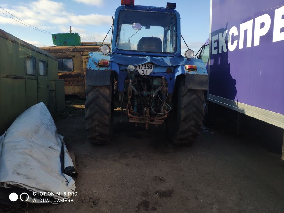 МТЗ 80 знятий з бурячного комбайна