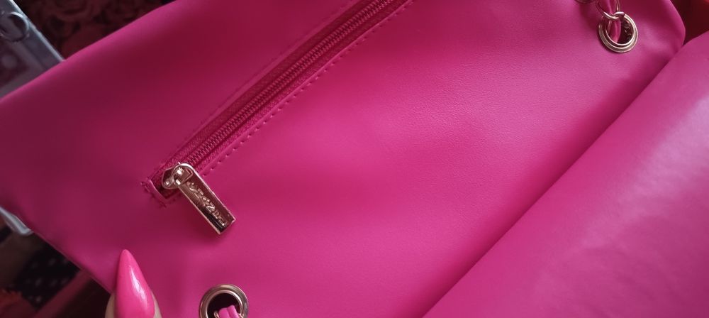 Torebka Chanel CC różowa fuksja piękna