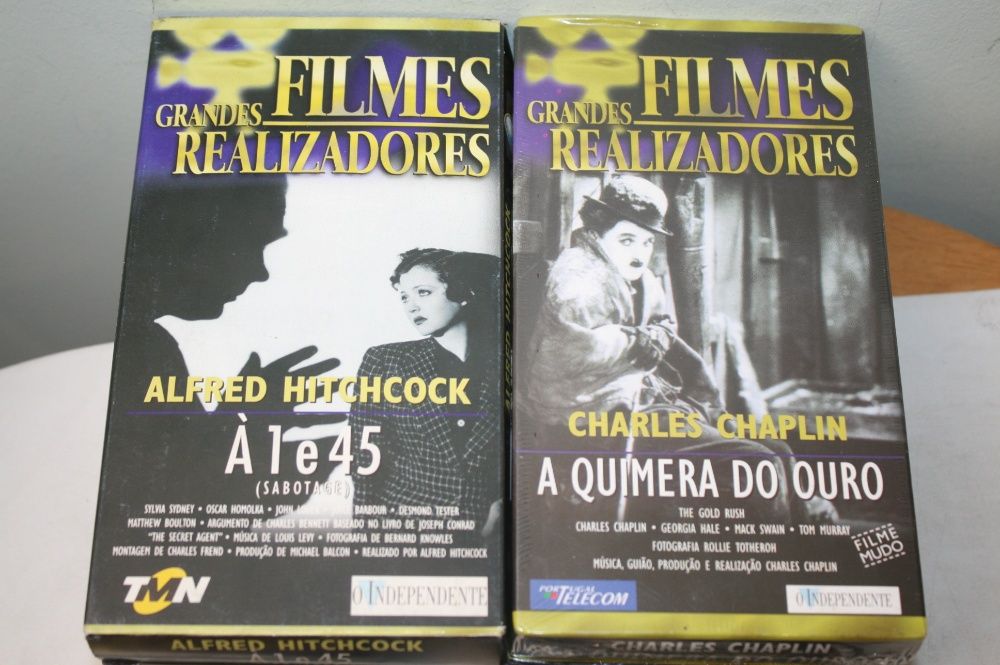 8 cassetes VHS Filmes Grandes Realizadores