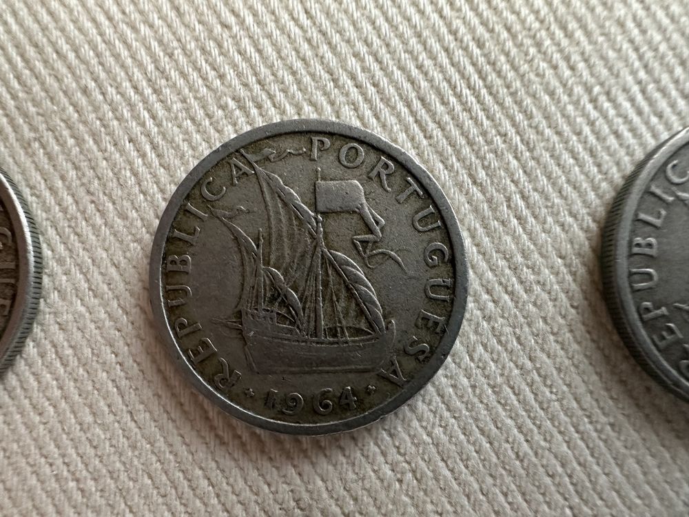 Moedas de 5$ - anos 1963 a 1968