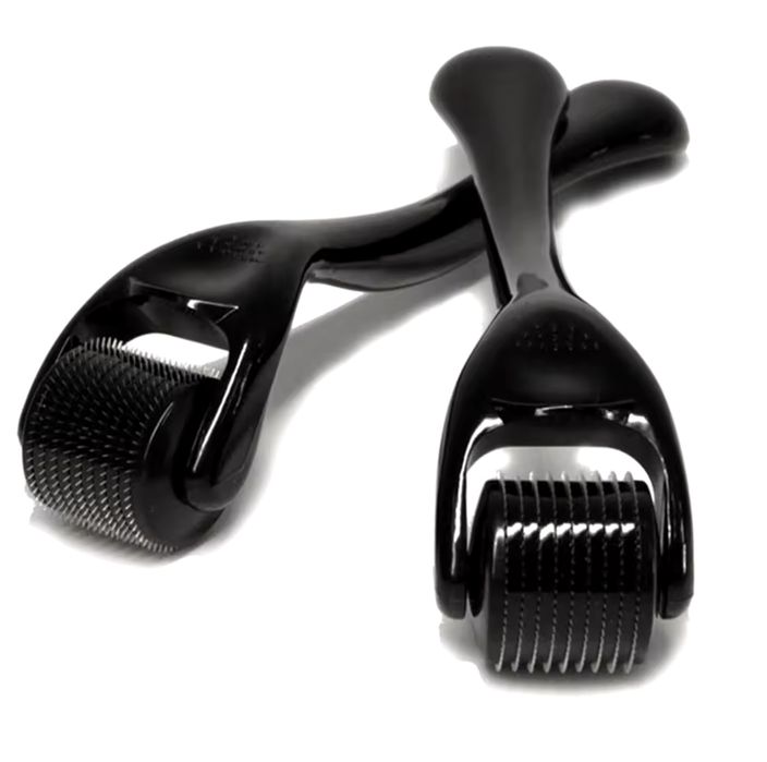 Мезороллер,Масажер для обличчя derma roller 540 голок, 0.25 мм