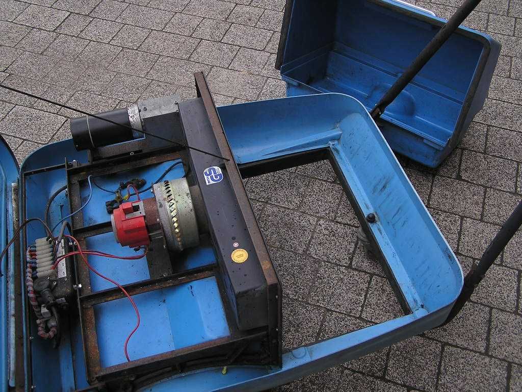 zamiatarka elektryczna 24v okazja 3 szczotki