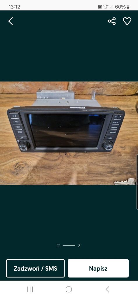 Man TGX  TG3  radio nawigacja