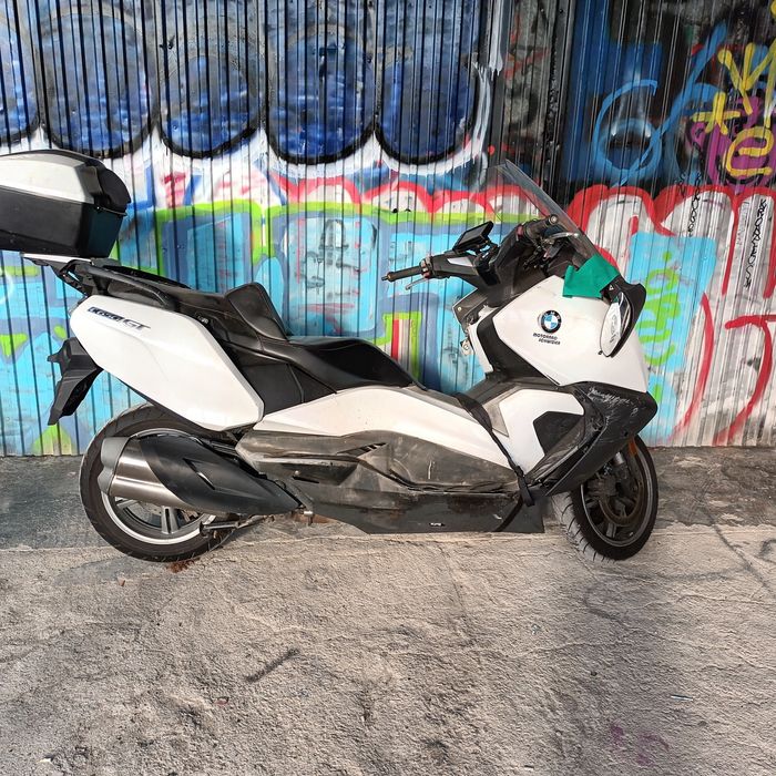 Bmw c 650 gt 2017 pali jeździ lekko uszkodzony nawigacja kufer