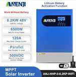 ANENJI 6.2 kW 48V WIFI гібридний сонячний інвертор з чистою синусоїдою
