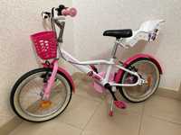 Bicicleta de criança 4-6 anos - 500 DOCTOGIRL 16 Polegadas + Capacete