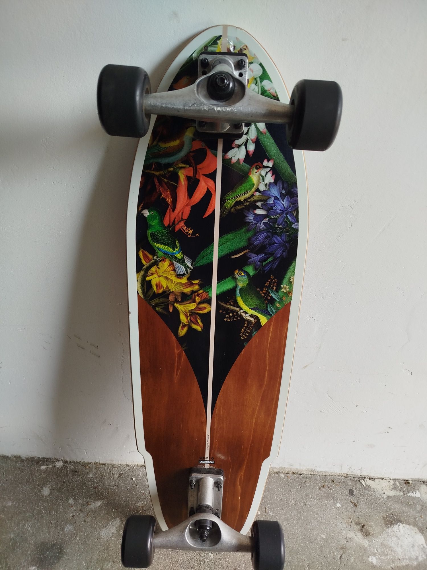 Deskorolka oxelo longboard surfskate cruising 32"