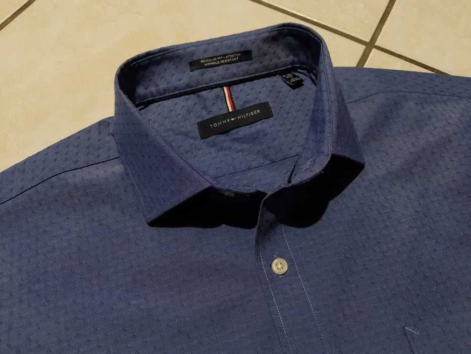 TOMMY HILFIGER USA - NOWA! z LOGO Koszula Męska rozmiar XL