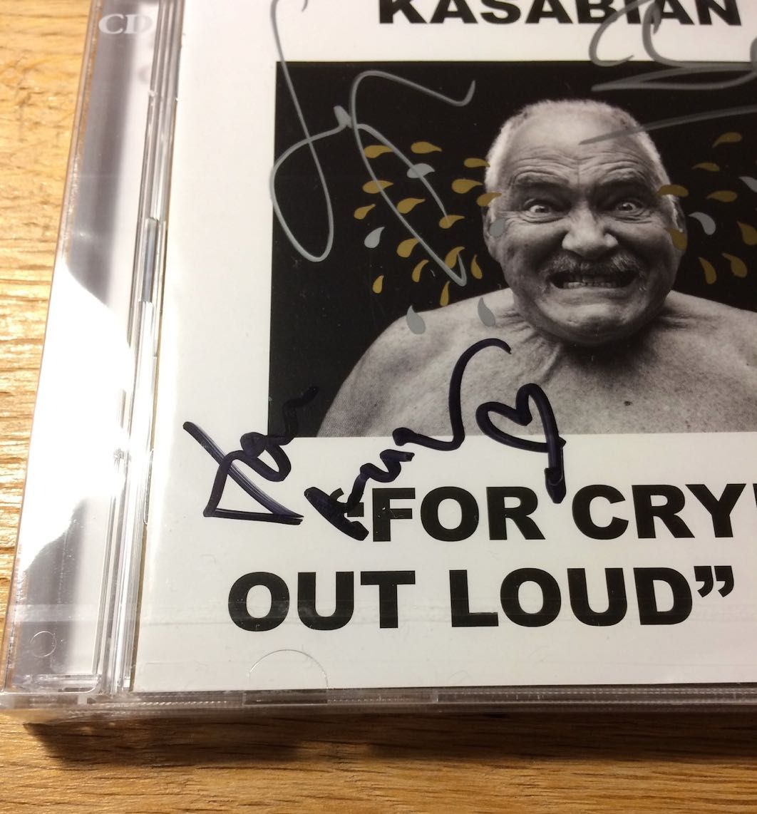 KASABIAN For Crying Out Loud CD PODPISANA Autograf