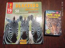 Super quiz zwierzęta + książka "Dlaczego zebra ma paski?"