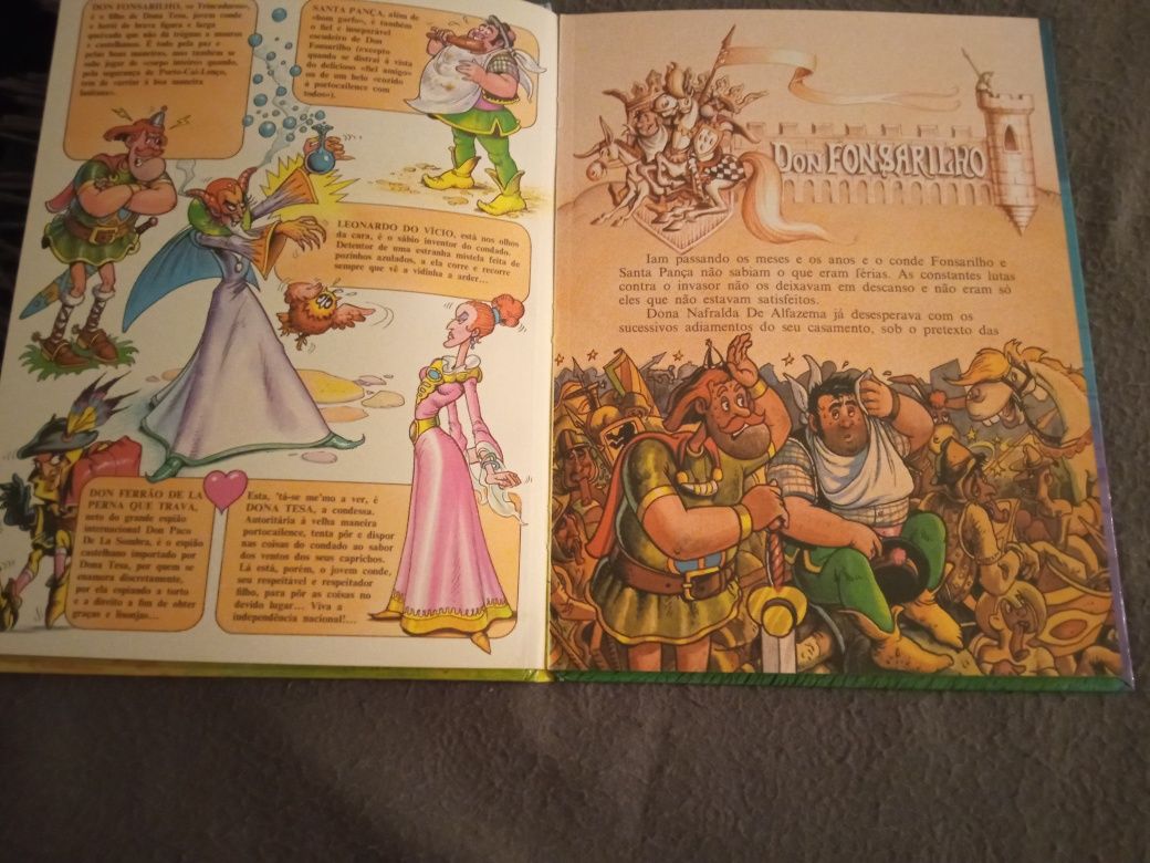 Coleção de Livros Juvenil Dom Fonsarilhos e Santa Pança